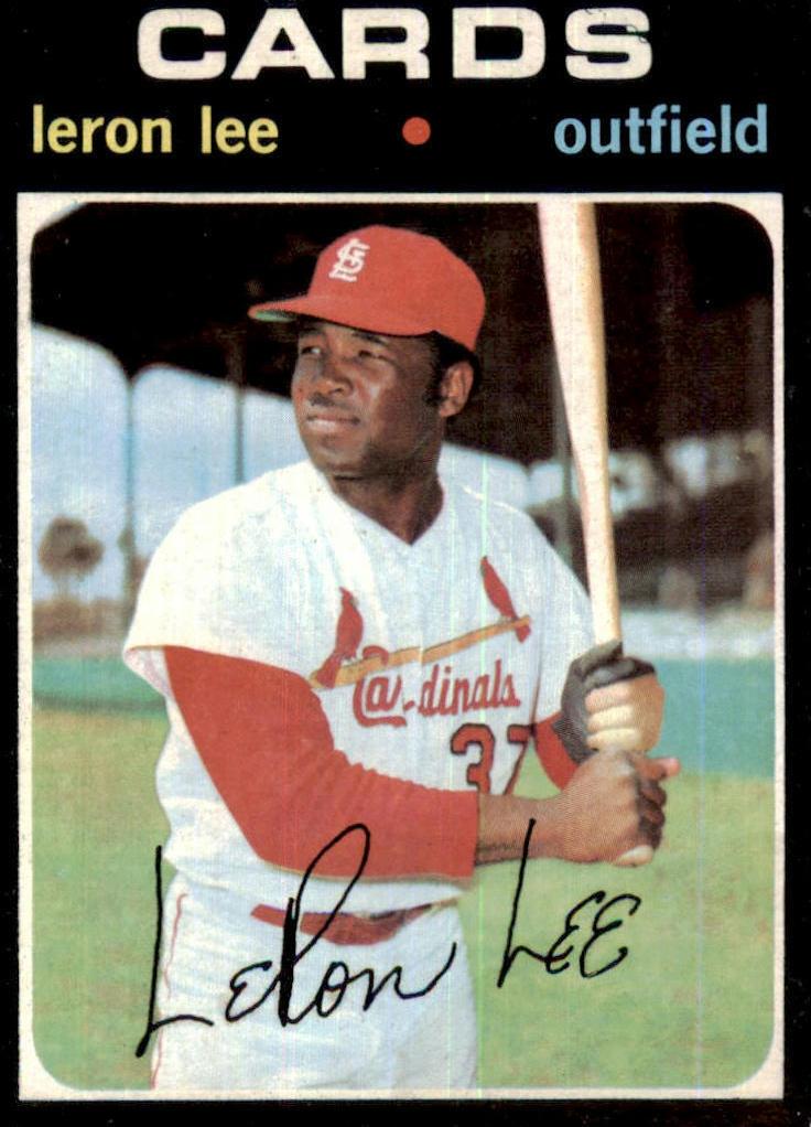 1971 Topps Baseball Leron Lee #521 PSA 7.5