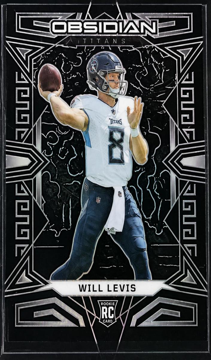 2023 Panini Obsidian Football Will Levis #196 PSA 8