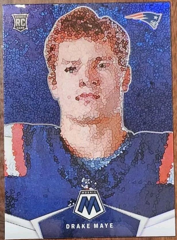 2024 Panini Mosaic Football Drake Maye #MM-DME PSA 9