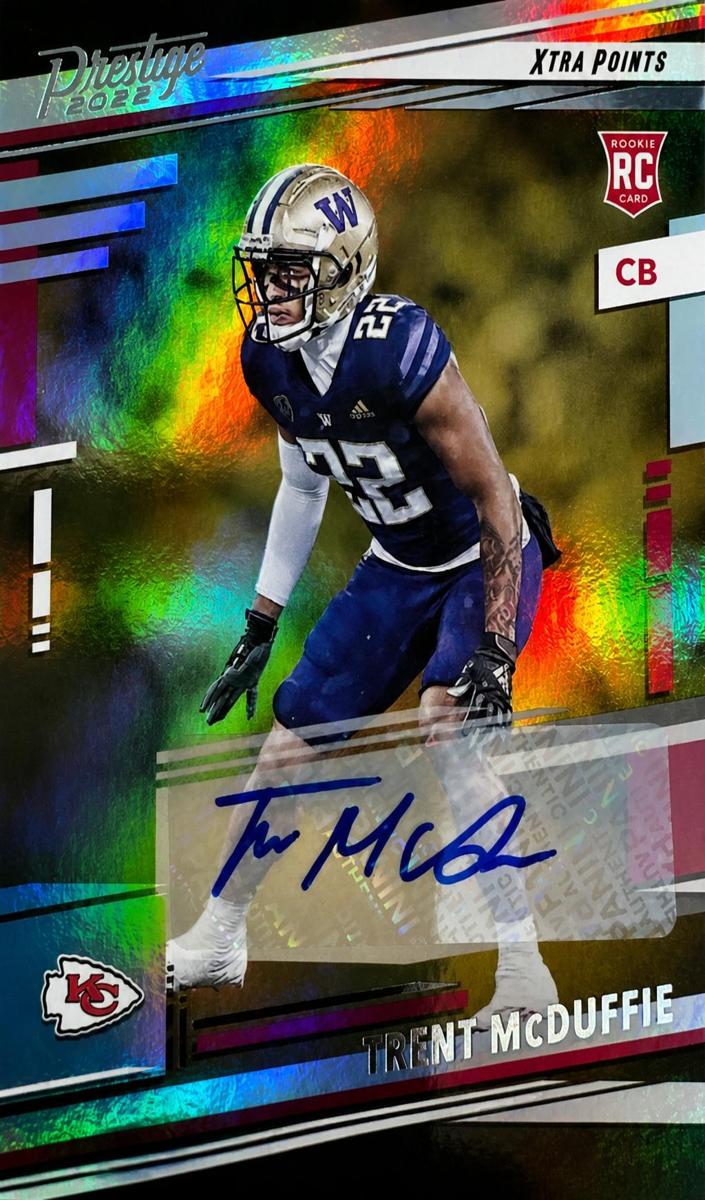 2022 Panini Prestige Football Xtra Points Premium Trent McDuffie #334