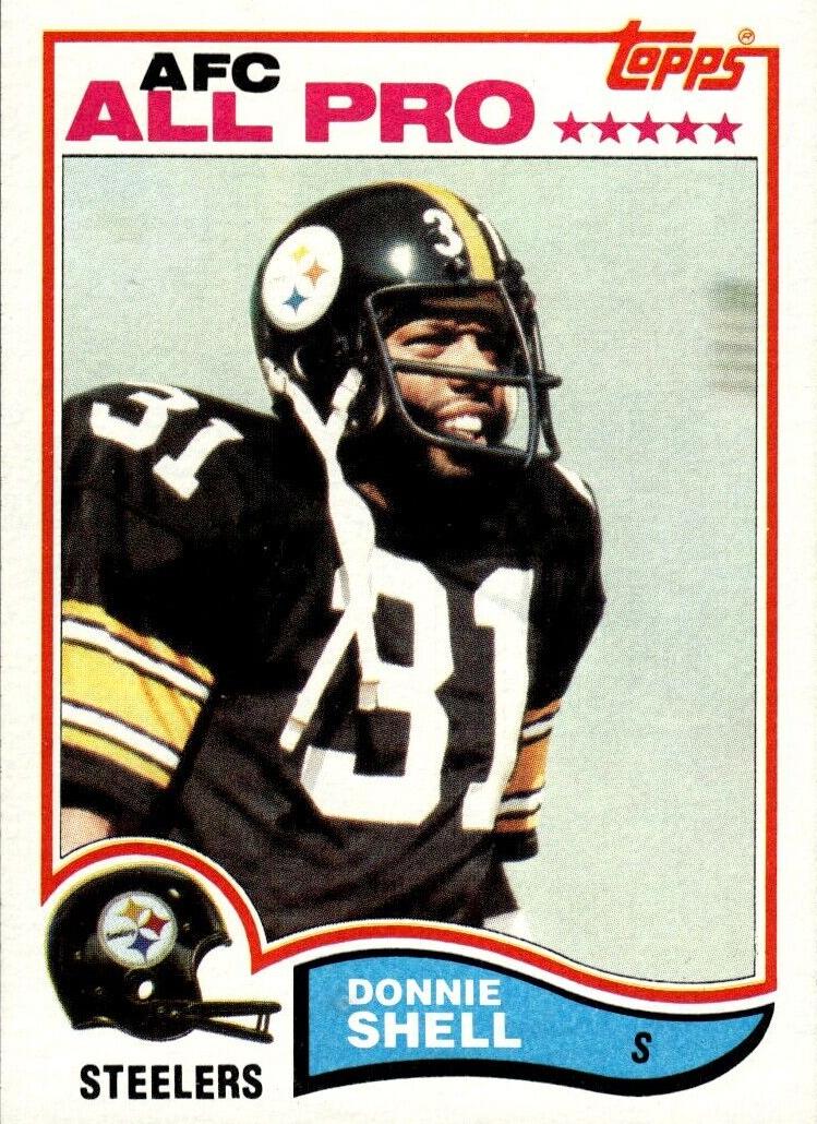 1982 Topps Football Donnie Shell #217