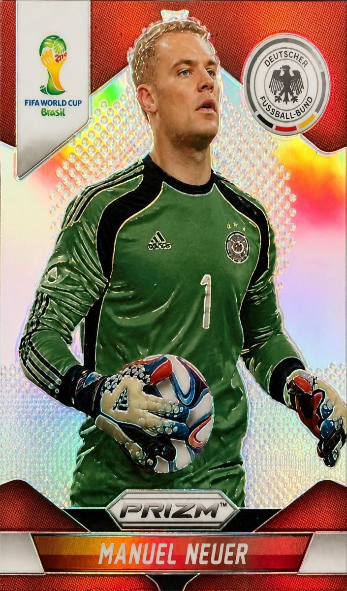 2014 Panini Prizm World Cup Soccer Silver Manuel Neuer #83 PSA 9