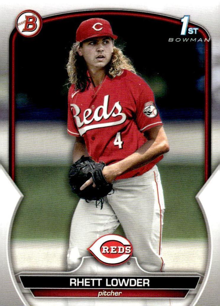 2023 Bowman Draft Baseball Sky Blue Rhett Lowder #BD-52 SGC 9.5