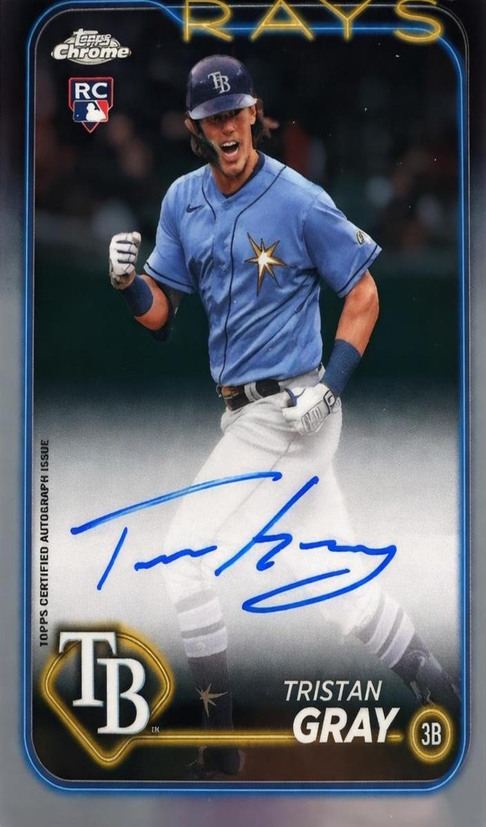 2024 Topps Chrome Baseball Tristan Gray #RA-TGR PSA 8