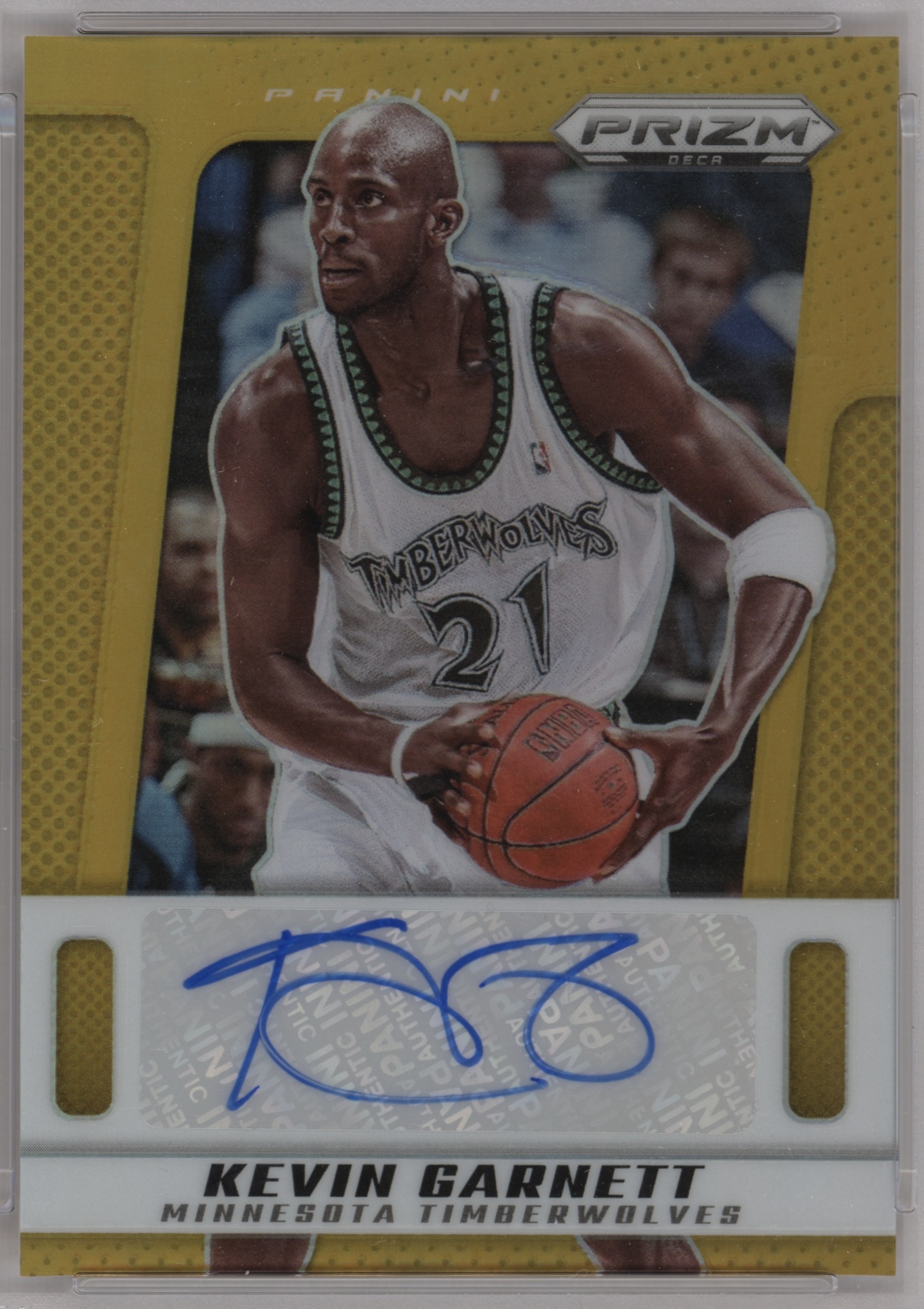2024 Panini Prizm Deca Basketball Gold Kevin Garnett #PDS-KGA