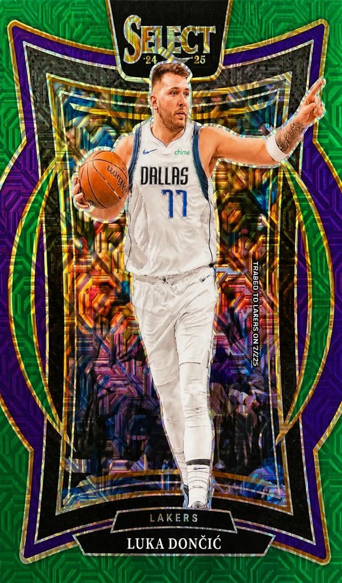 2024 Panini Select Basketball Green Mojo Luka Doncic #56