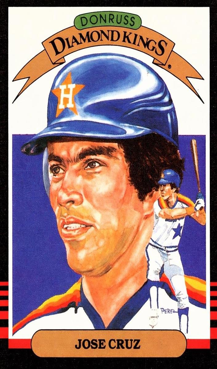 1985 Donruss Baseball Jose Cruz #20