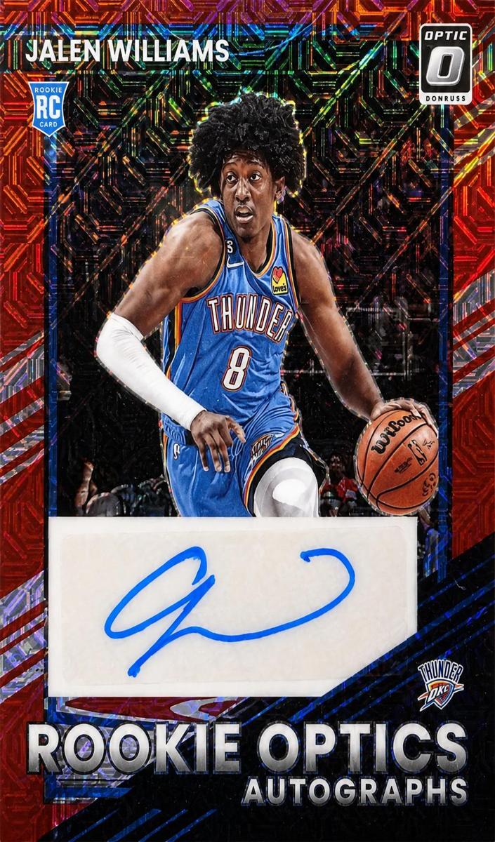 2022 Donruss Optic Basketball Jalen Williams #ROA-JWL