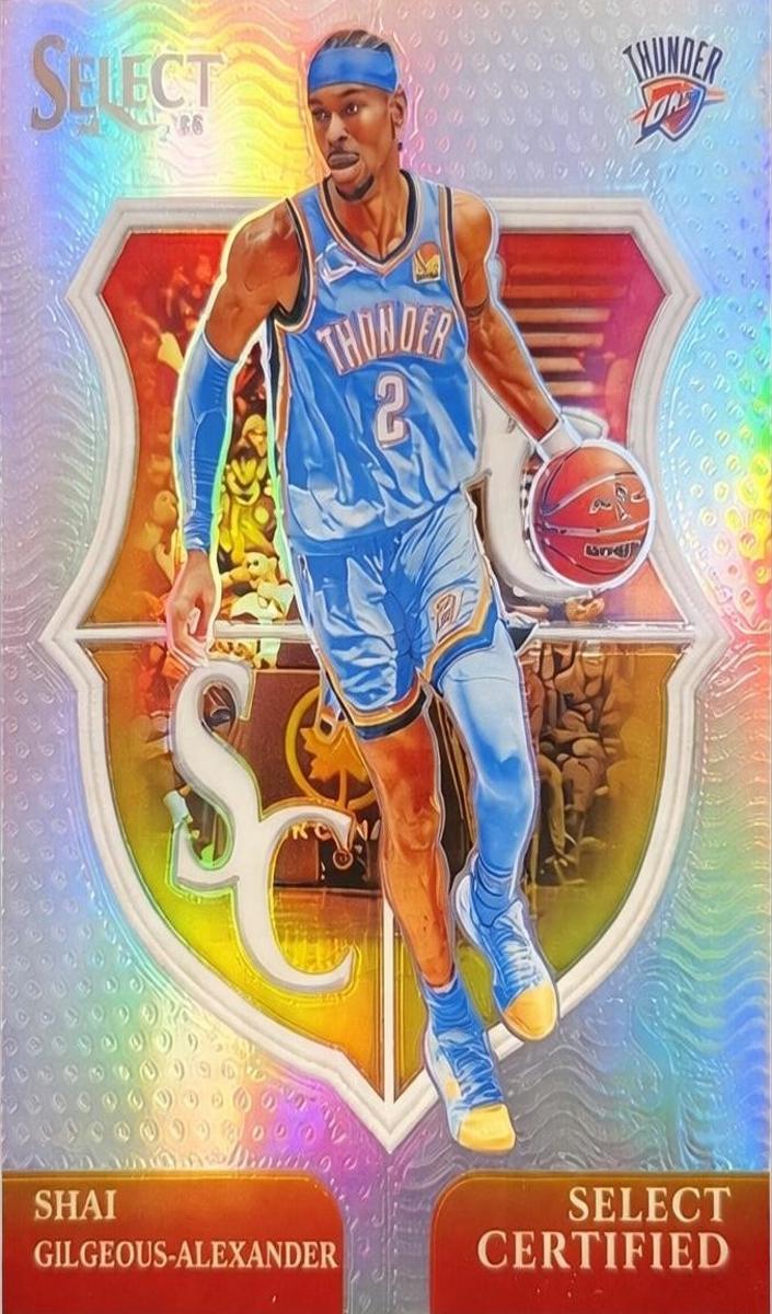 2024 Panini Select Basketball Silver Shai Gilgeous-Alexander #4