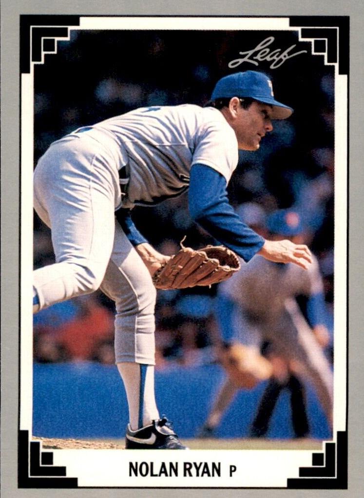 1991 Leaf Baseball Nolan Ryan #423