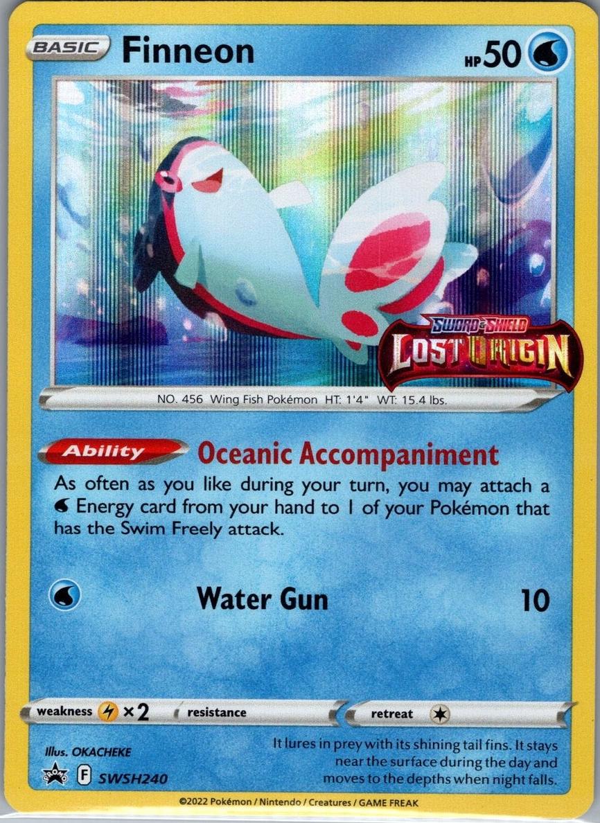 2023 Pokemon SWSH Black Star Promos Finneon #SWSH240 CGC 10