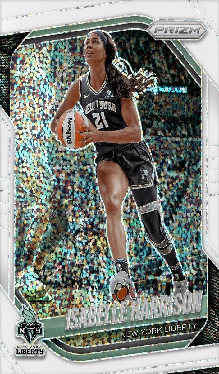2025 Panini Prizm WNBA Basketball White Sparkle Isabelle Harrison #12