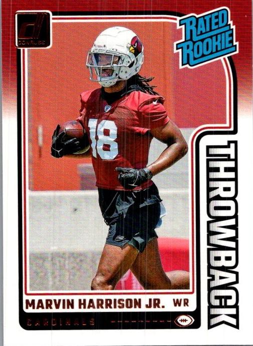 2024 Panini Donruss Football Marvin Harrison Jr. #44 PSA 9