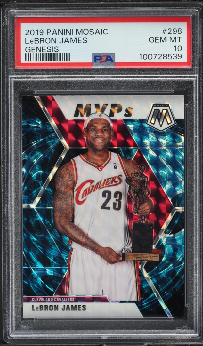 2019 Panini Mosaic Basketball Genesis Lebron James #298 SGC 9.5