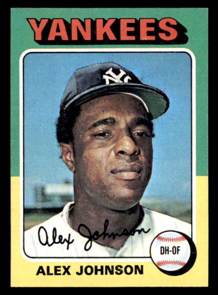 1975 Topps Mini Baseball Alex Johnson #534