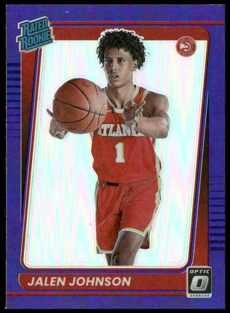 2021 Donruss Optic Basketball Purple Jalen Johnson #181
