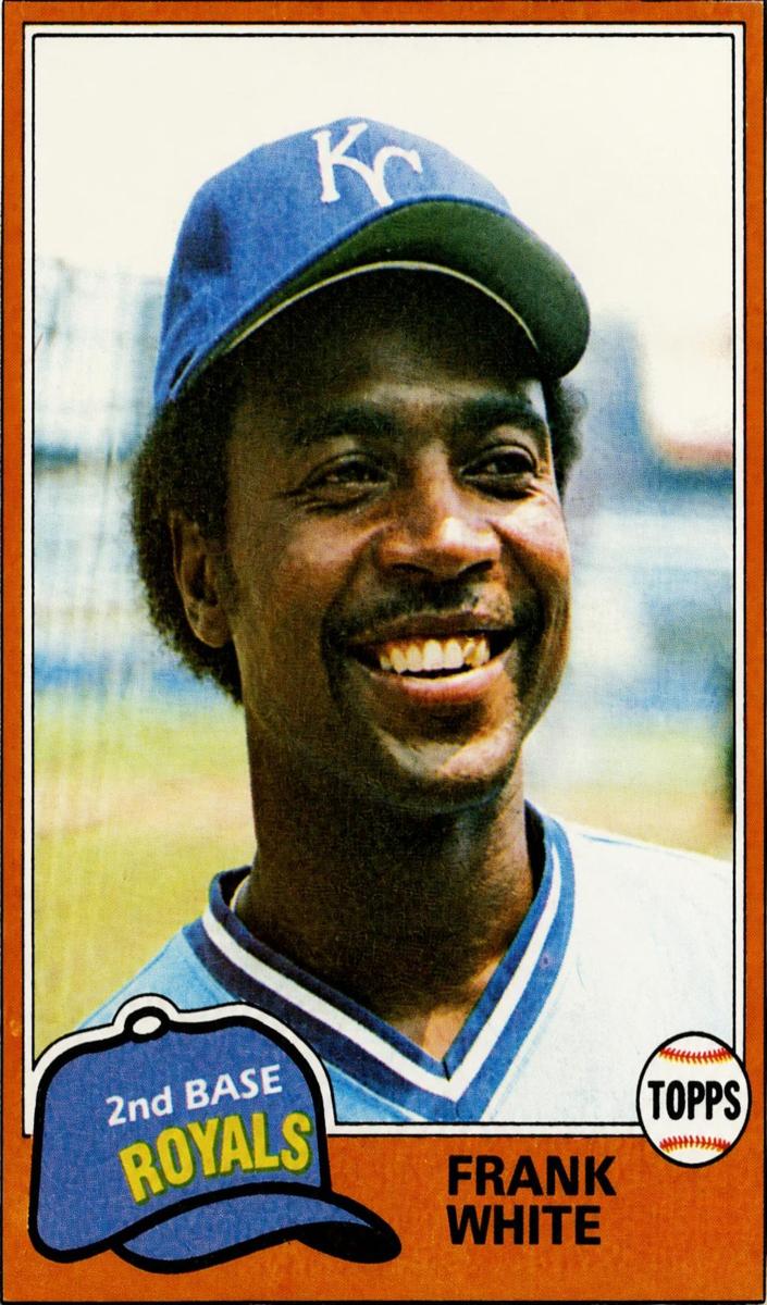 1981 Topps Baseball Frank White #330 PSA 7.5