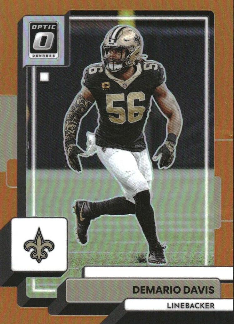 2022 Donruss Optic Football Orange Demario Davis #139