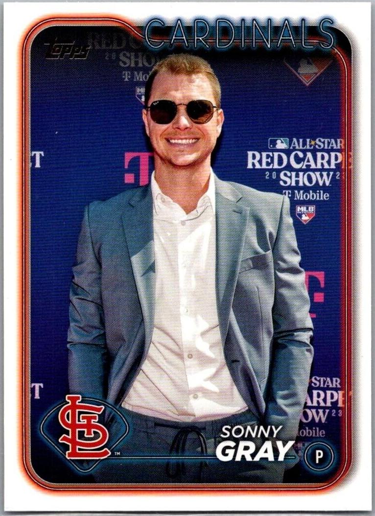 2024 Topps Baseball Golden Mirror Sonny Gray #466 PSA 9