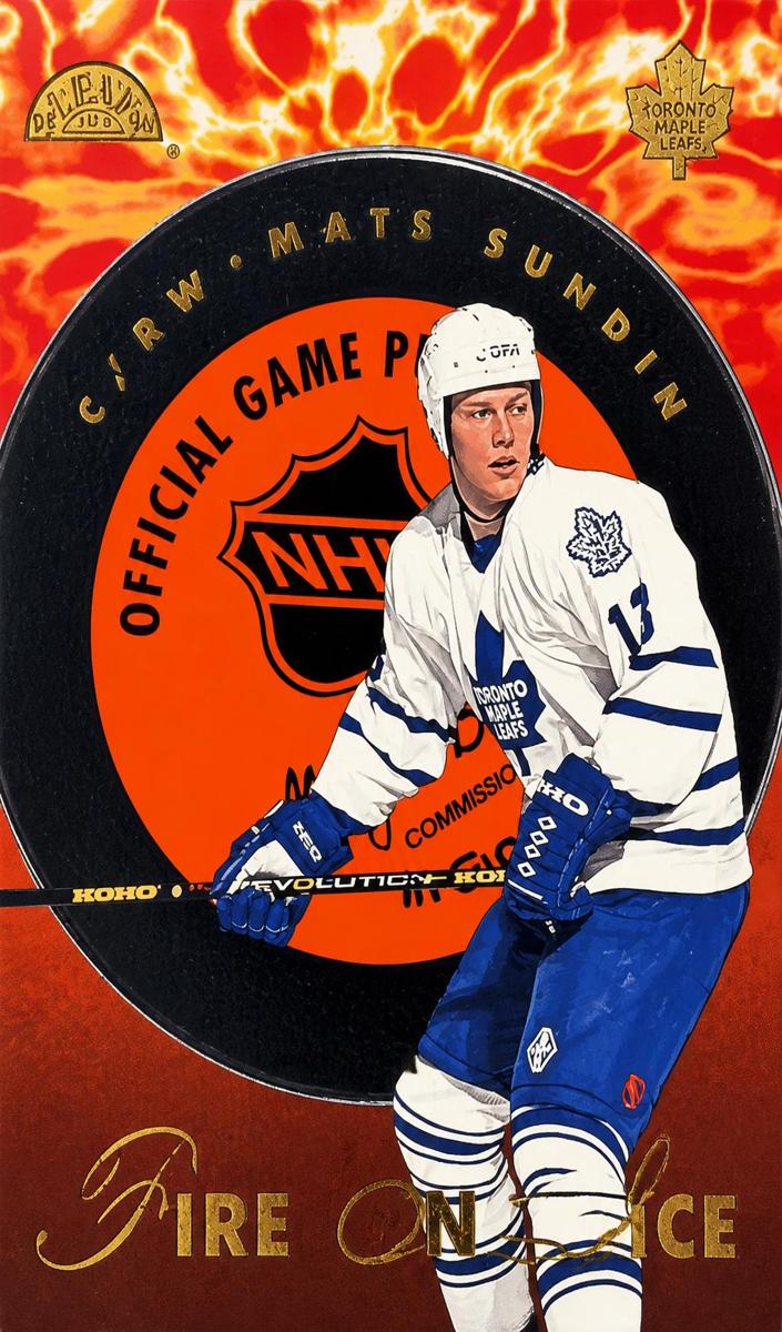 1995 Leaf Hockey Mats Sundin #8