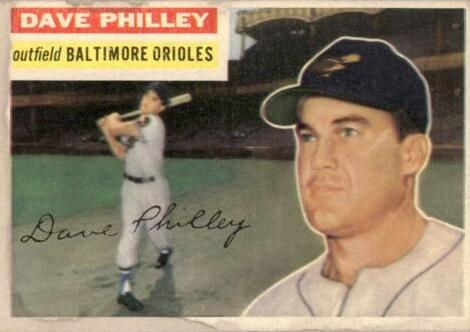 1956 Topps Baseball Dave Philley #222