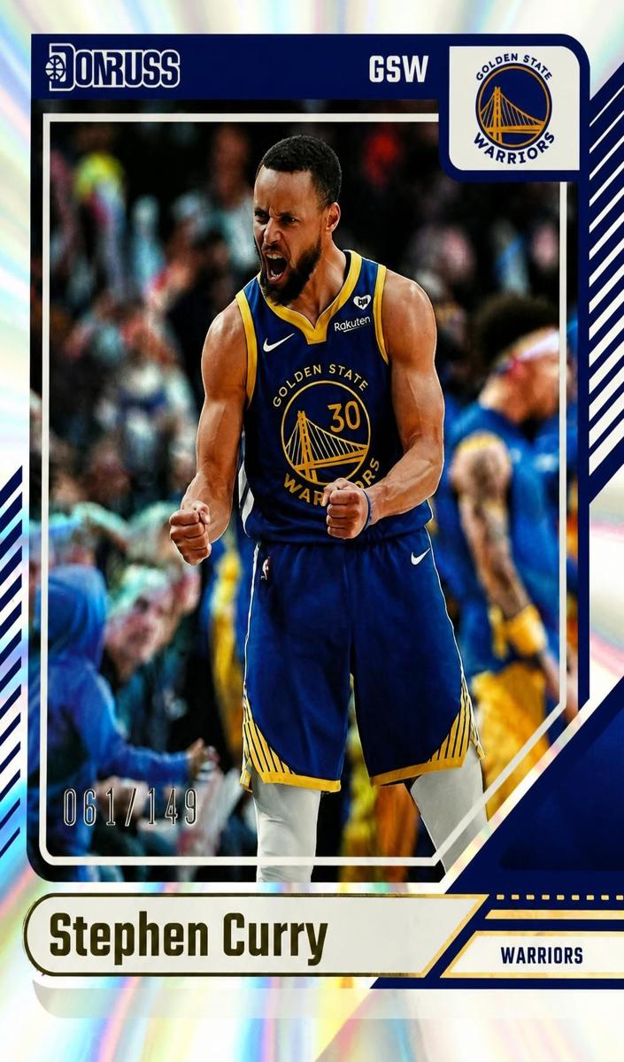 2024 Panini Donruss Basketball Holo Laser Stephen Curry #64