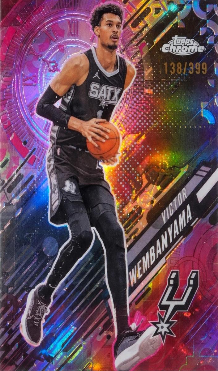 2025 Topps Chrome Basketball Magenta Refractor Victor Wembanyama #GT-11