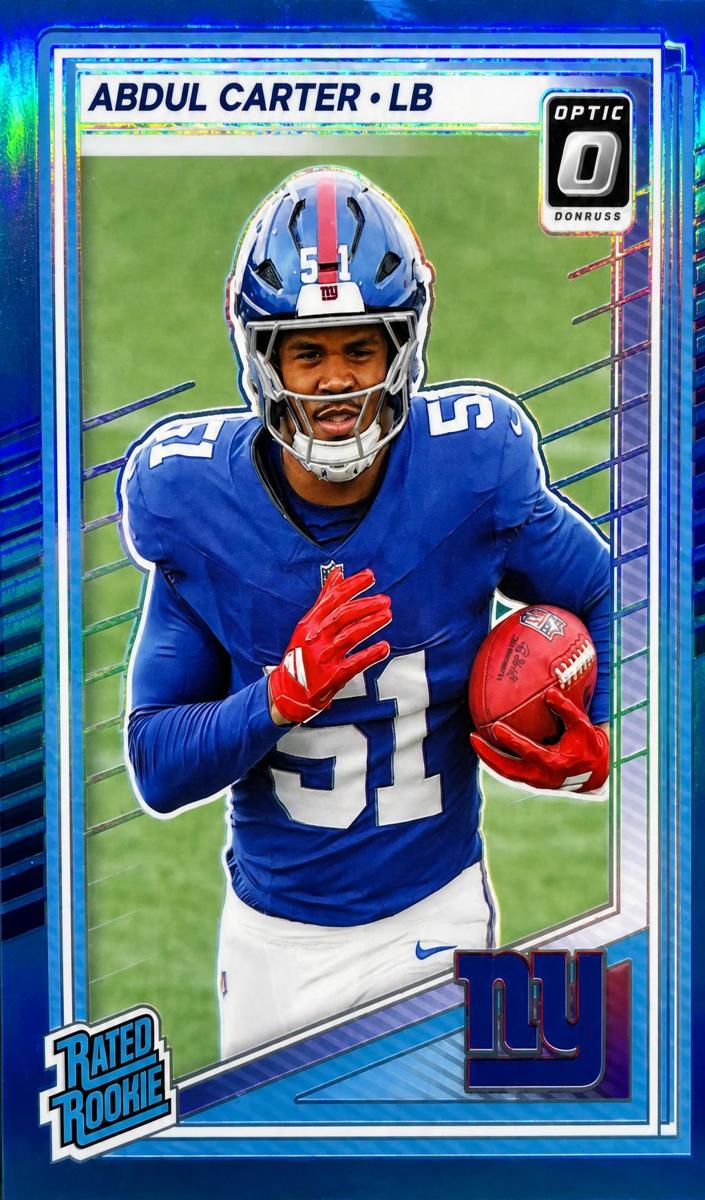 2025 Donruss Optic Football Neon Blue Abdul Carter #300