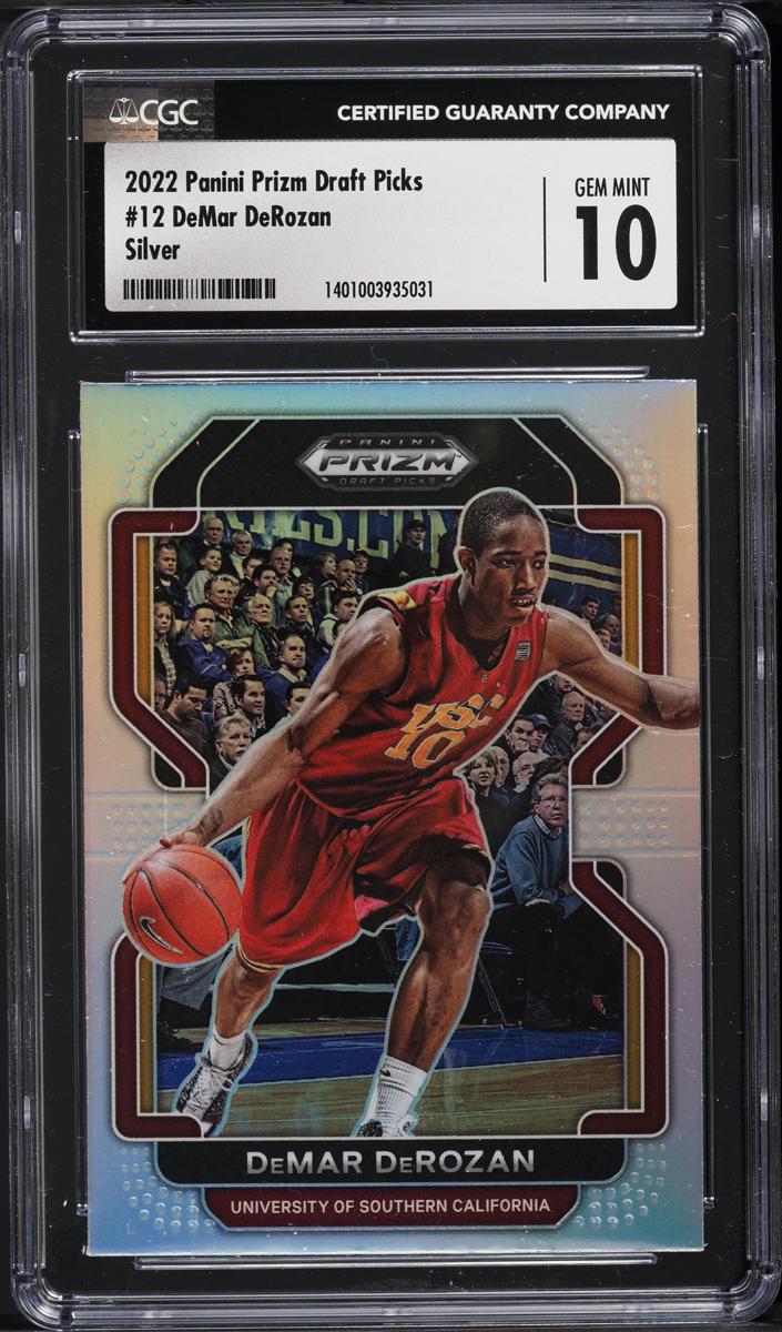2022 Panini Prizm Draft Picks Basketball Silver DeMar DeRozan #12