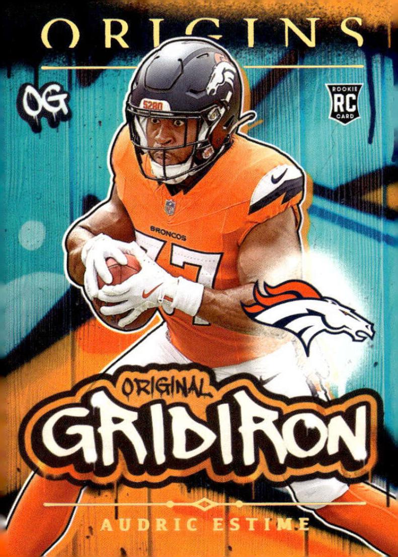 2024 Panini Origins Football Audric Estime #10 PSA 7.5