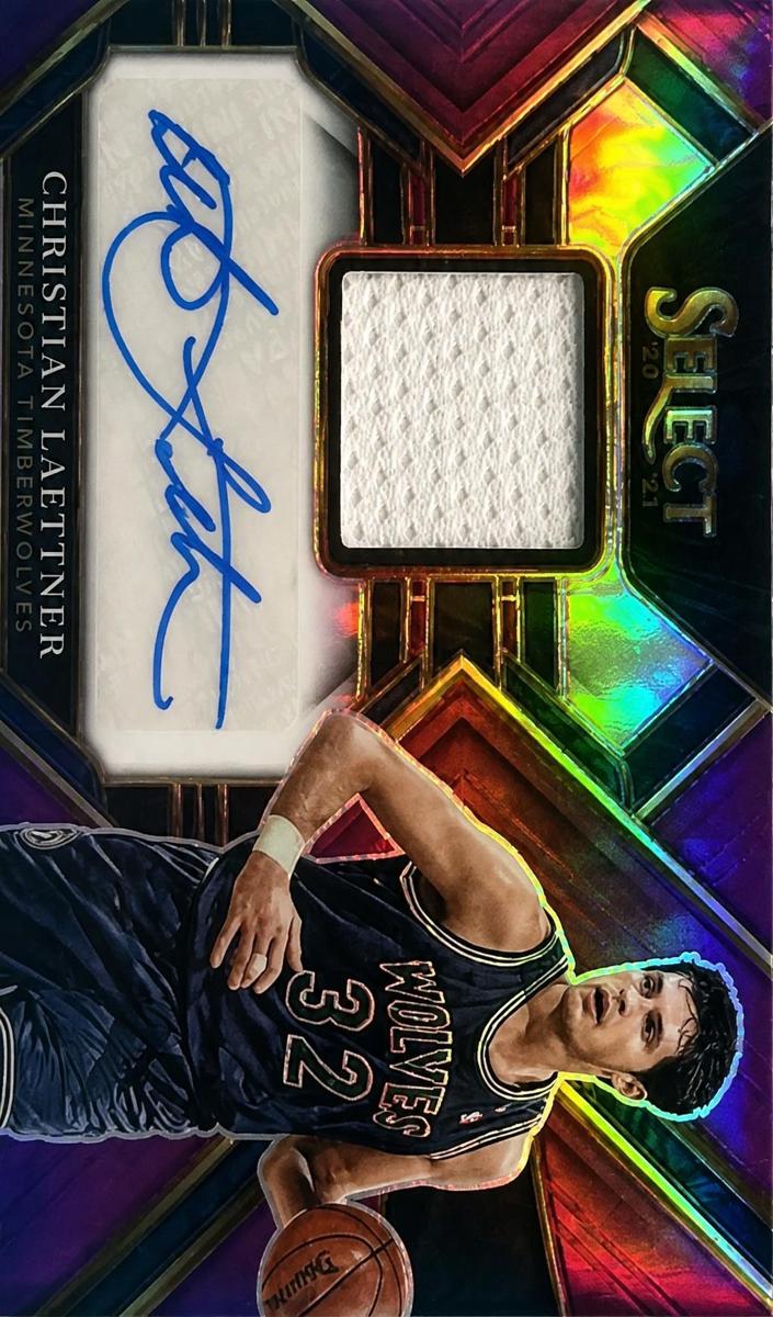 2022 Panini Select Basketball Purple Christian Laettner #AM-CLT
