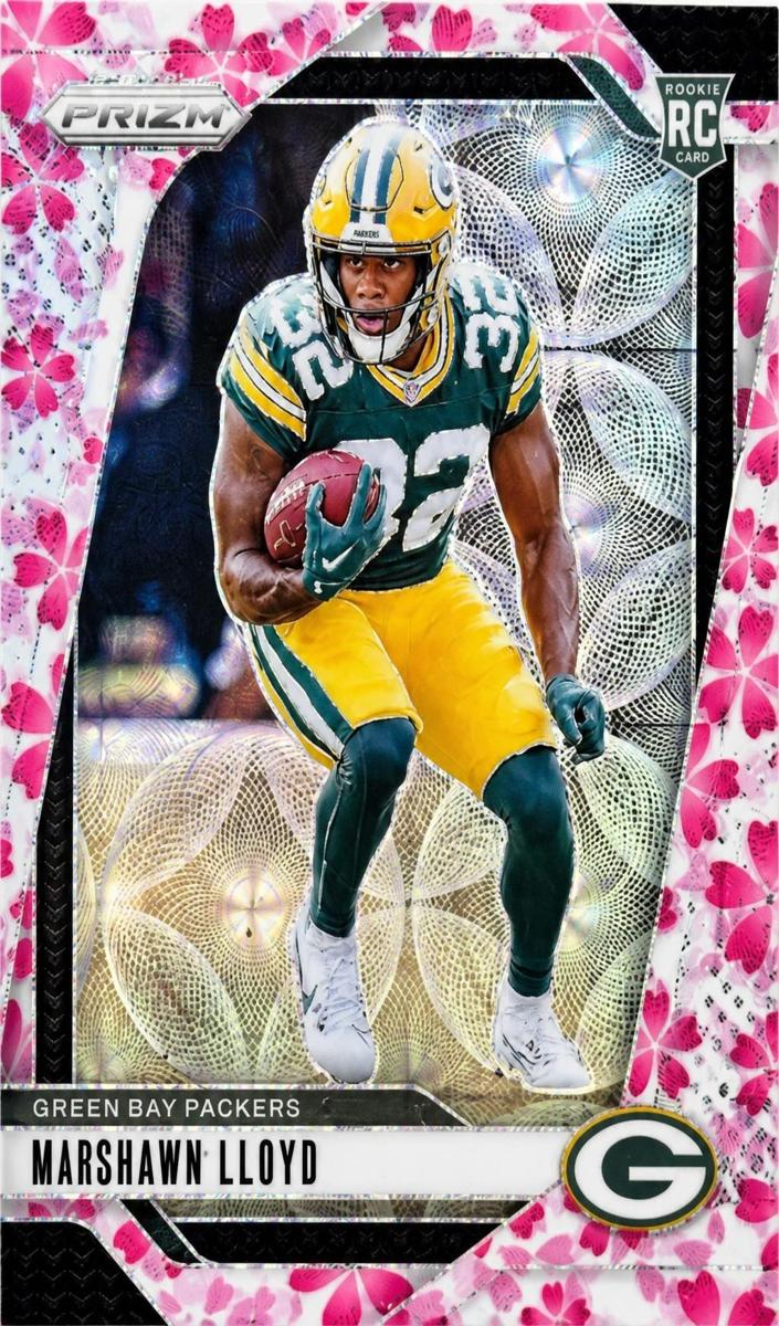 2024 Panini Prizm Football Choice Cherry Blossom MarShawn Lloyd #374