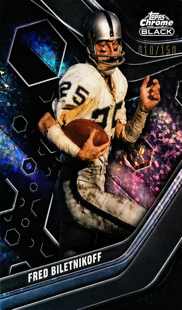 2023 Topps Composite Football Purple Mini Diamond Refractor Fred Biletnikoff #137