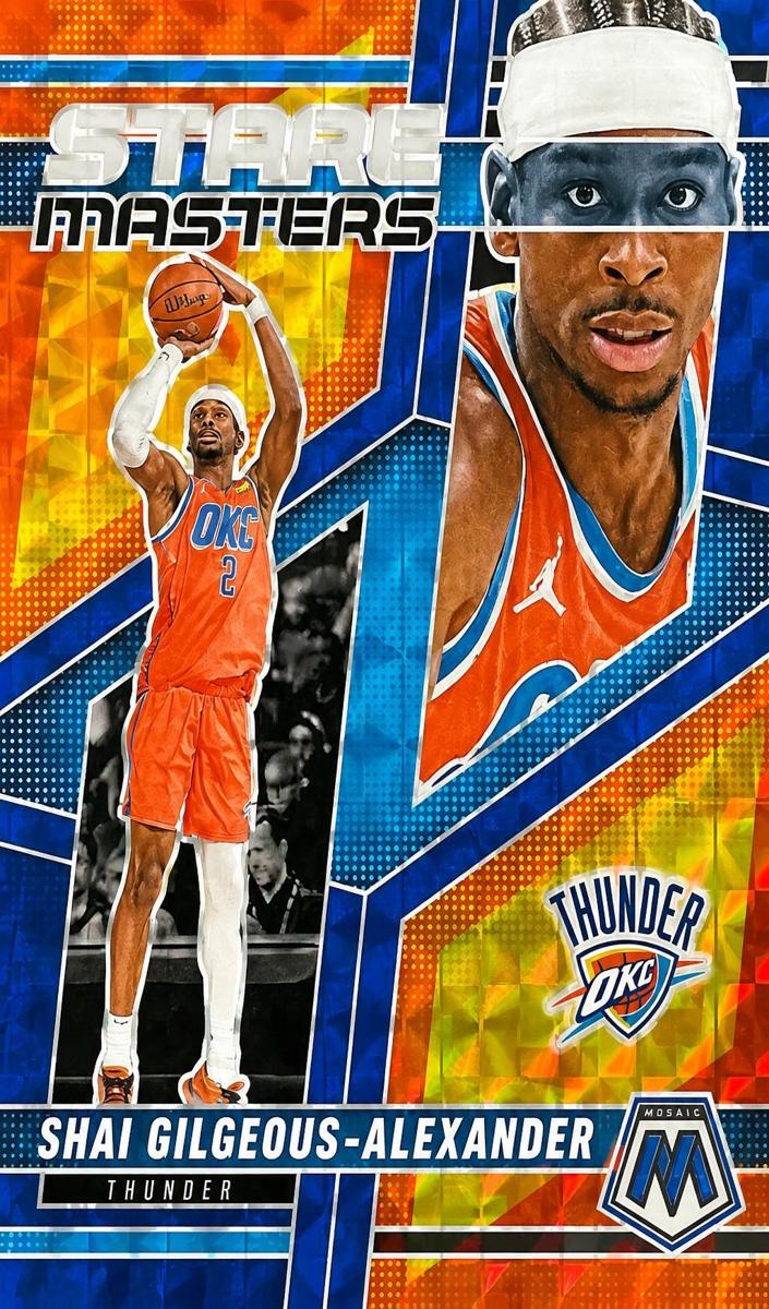 2024 Panini Mosaic Basketball Blue Shai Gilgeous-Alexander #2