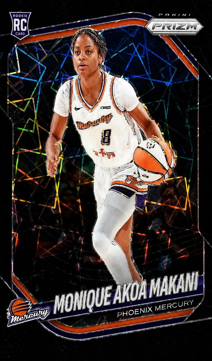 2025 Panini Prizm WNBA Basketball Black Velocity Monique Akoa Makani #98 PSA 9