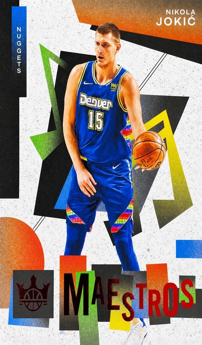 2021 Panini Court Kings Basketball Ruby Nikola Jokic #2
