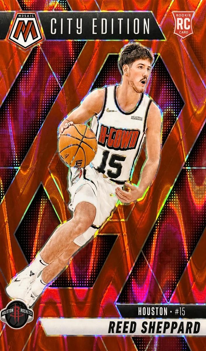 2024 Panini Mosaic Basketball Red Seismic Reed Sheppard #276