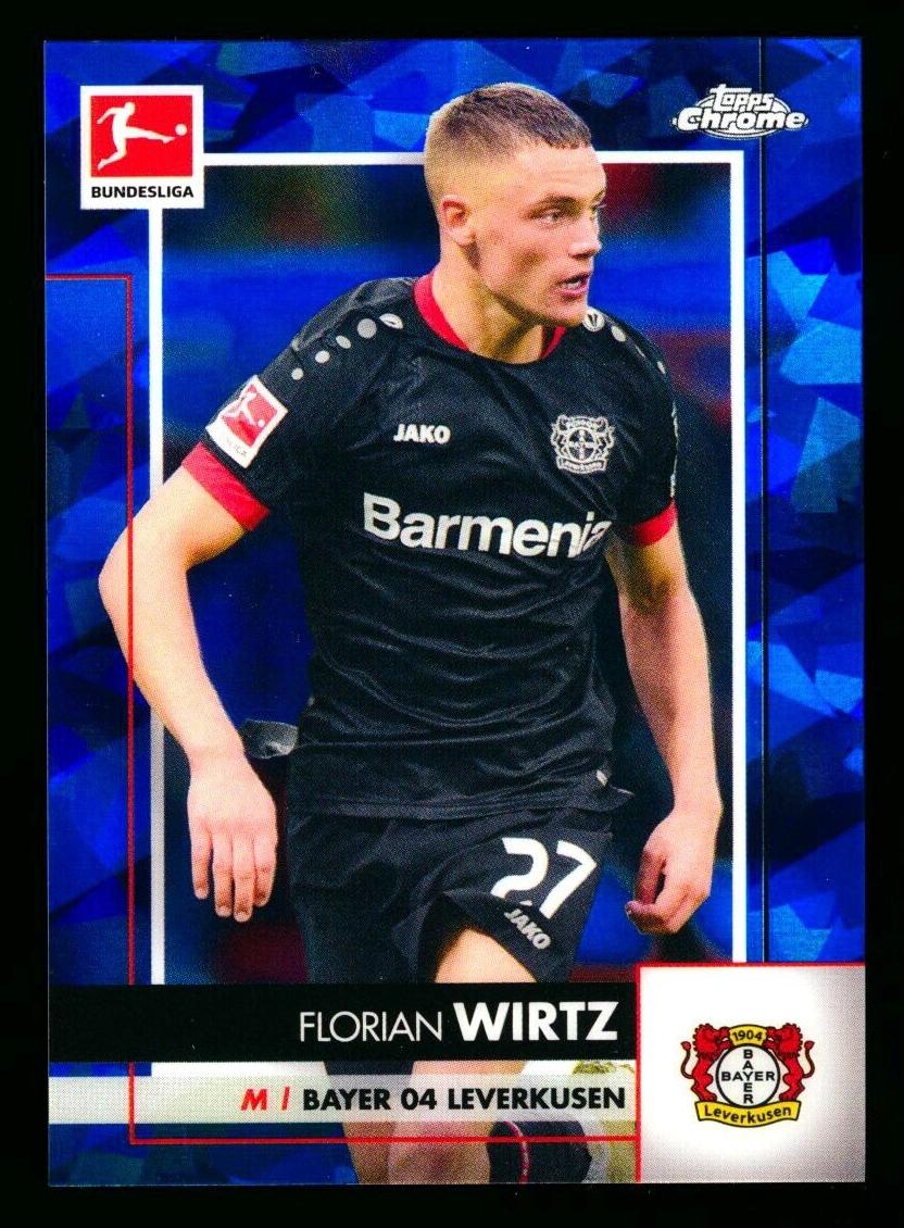 2020 Topps Chrome Sapphire Bundesliga Soccer Florian Wirtz #64 RAW Ungraded
