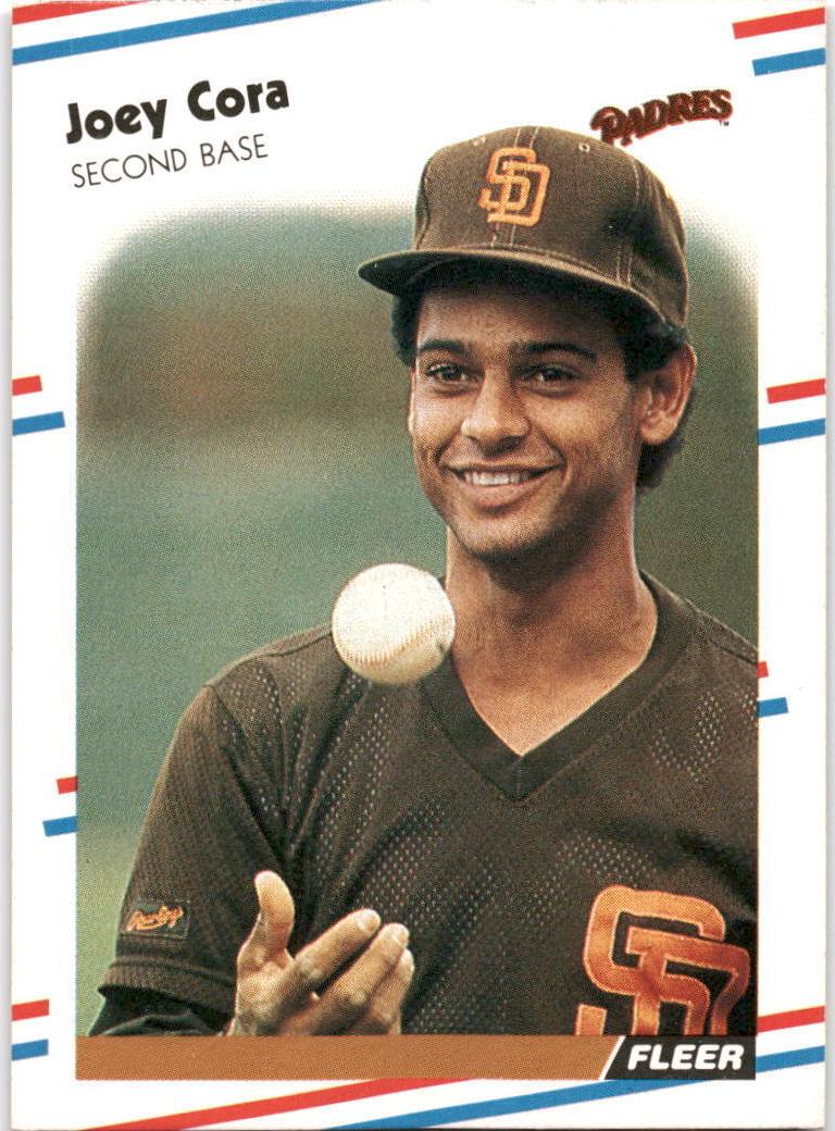 1988 Fleer Baseball Joey Cora #580 PSA 9