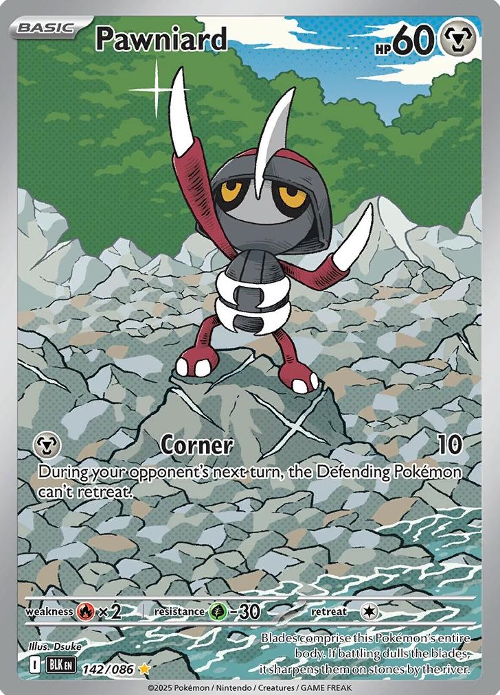 2025 Pokemon Scarlet & Violet Black Bolt Pawniard #142