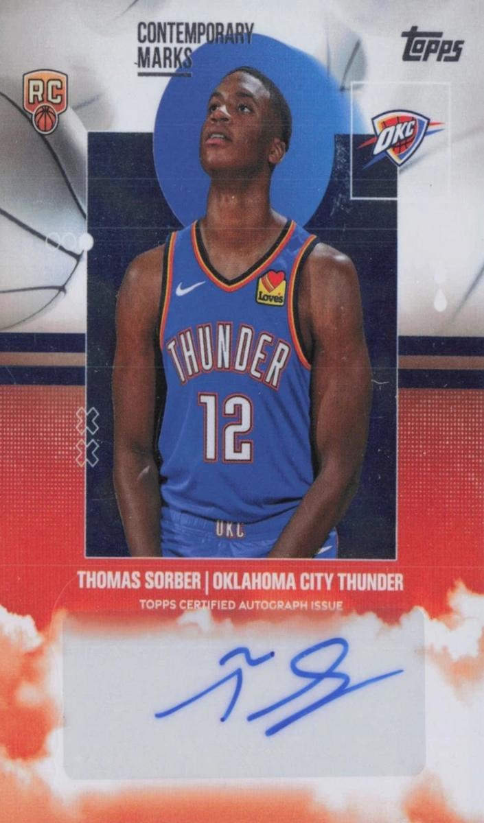 2025 Topps Basketball Thomas Sorber #CM-TS