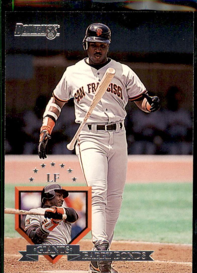 1995 Donruss Baseball Barry Bonds #8 PSA 8
