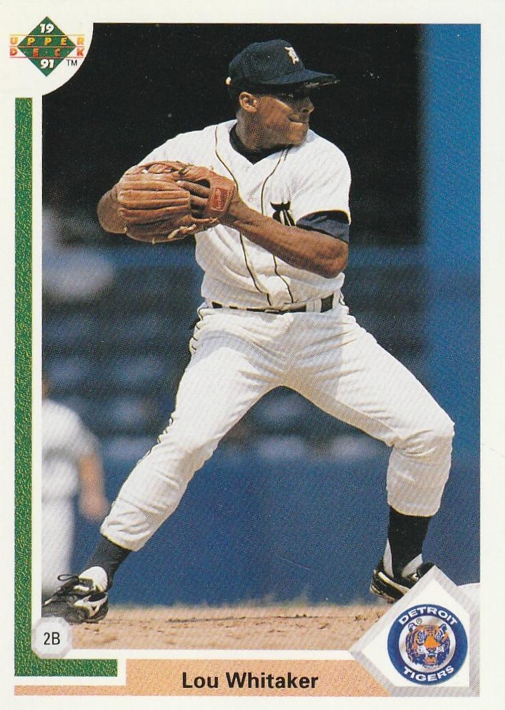 1991 Upper Deck Baseball Lou Whitaker #367 PSA 9