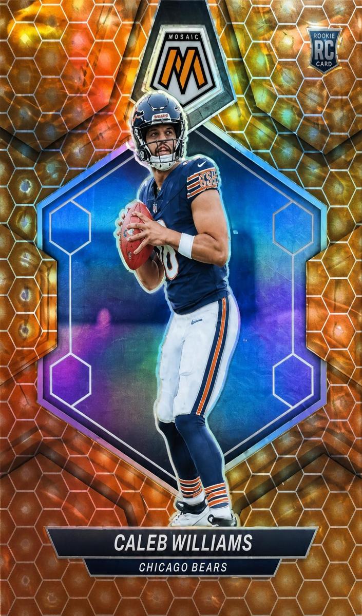 2024 Panini Mosaic Football Honeycomb Caleb Williams #301 PSA 7