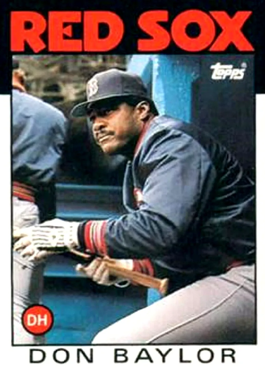 1986 Topps Traded Baseball Don Baylor #6T
