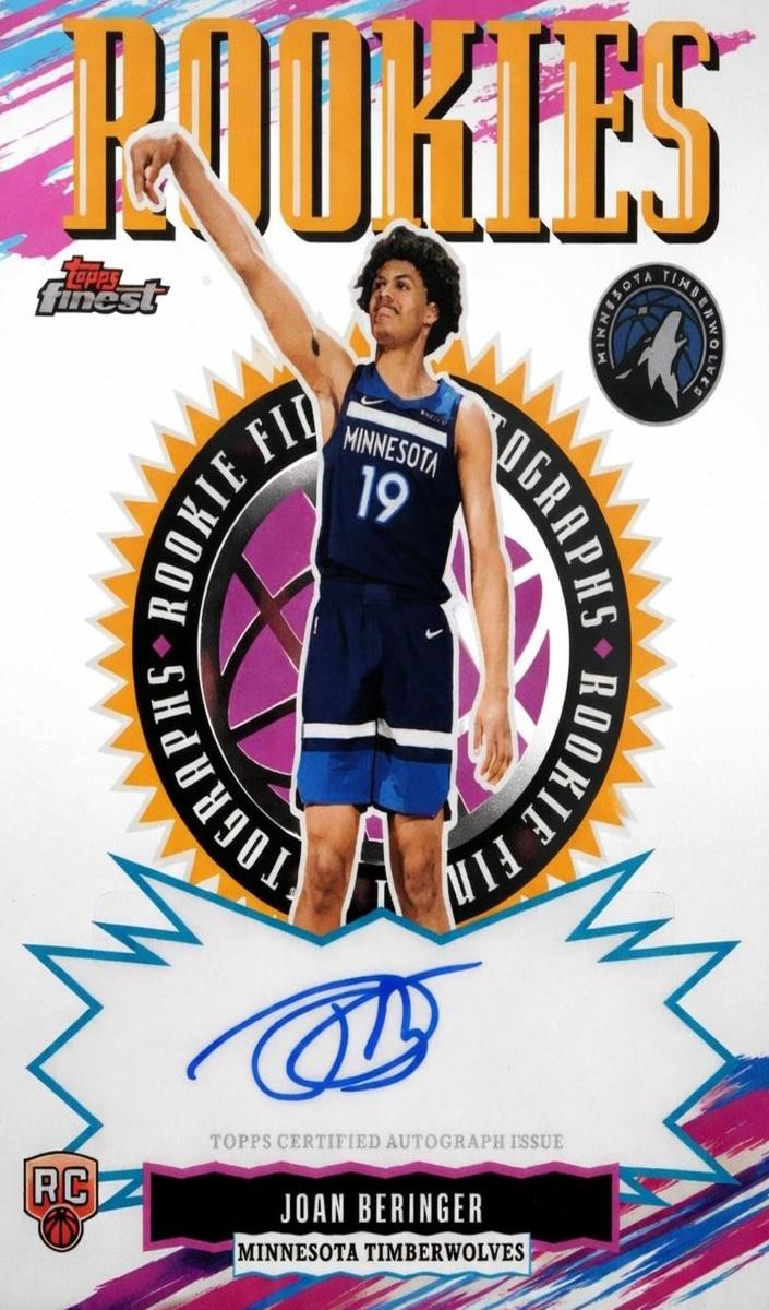 2025 Topps Finest Basketball Joan Beringer #RFA-JB
