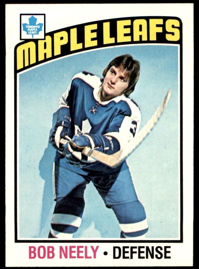 1976 Topps Hockey Bob Neely #194 PSA 9