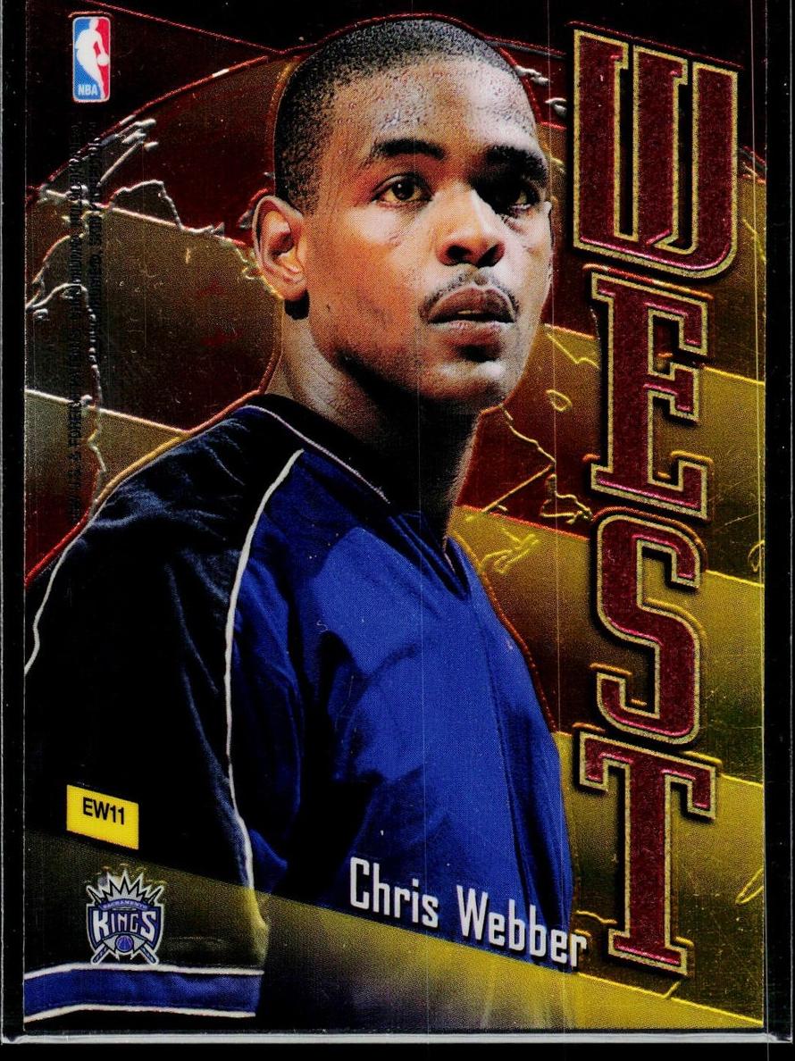 1998 Topps Basketball Chris Webber #EW11 PSA 9
