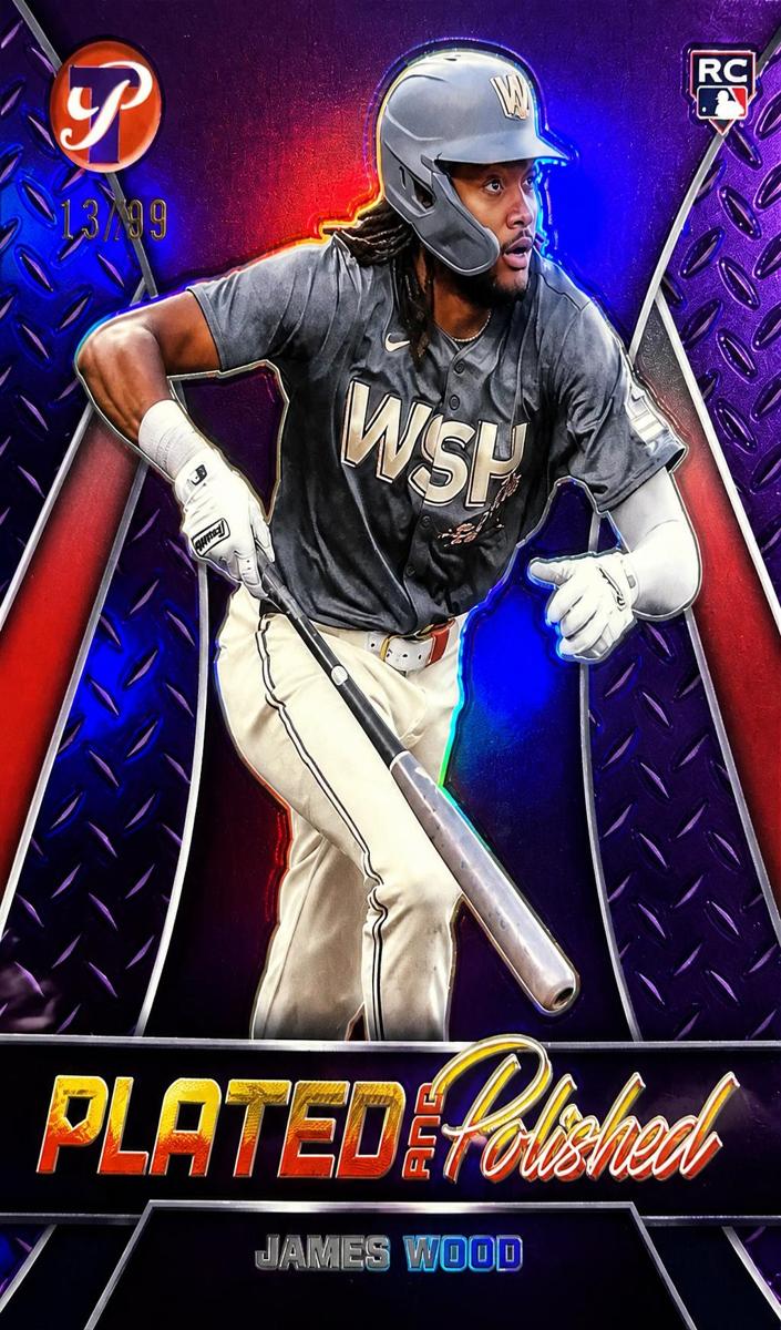 2025 Topps Pristine Baseball Purple Refractor James Wood #PP-40