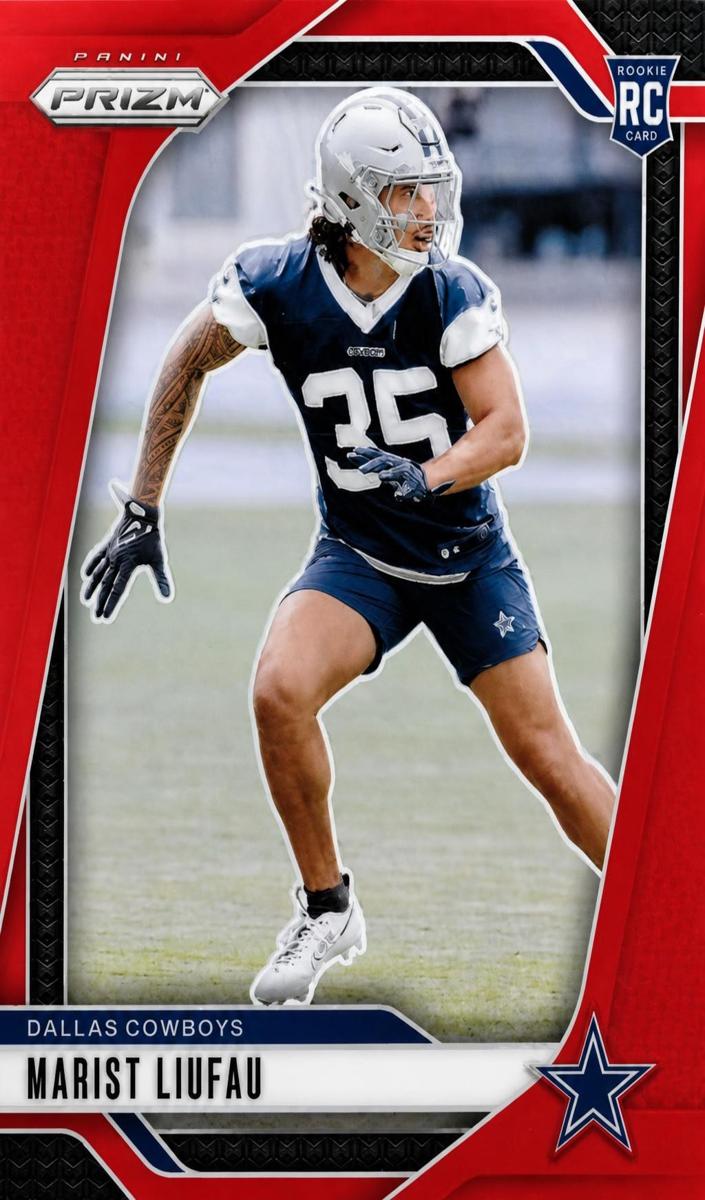 2024 Panini Prizm Football Red Marist Liufau #372